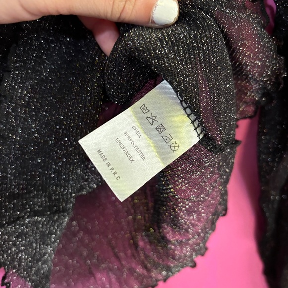 Brandy Melville Rene glitter top - Picture 3 of 4